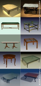 3D茶几