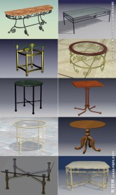 3D茶几