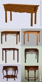 3D明清家具 桌子