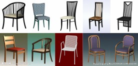 3D现代家具 椅子