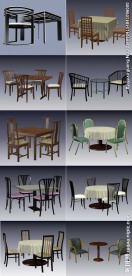 3D现代家具 椅子