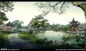 园林景观效果图