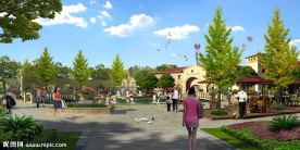 园林景观PSD分层效果