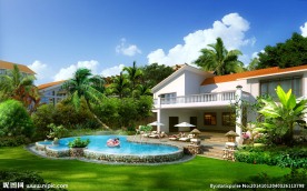 园林景观PSD分层效果