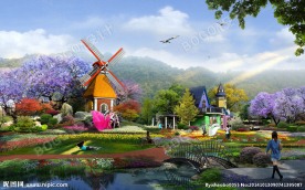 风车影楼景观设计