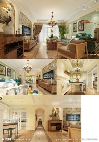 美式乡村室内设计
