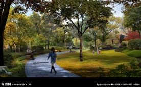 园林景观PSD分层效果