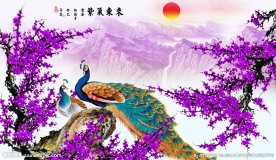 钻石画十字绣紫气东来