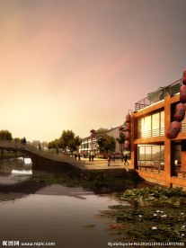 园林景观PSD分层效果