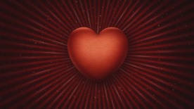 花瓣心型婚礼高清LED