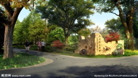 园林景观PSD分层效果