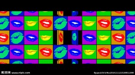 ED系列彩色嘴唇素材