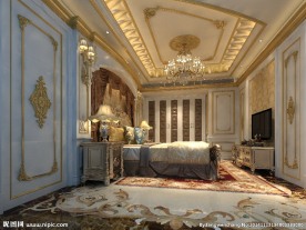 奢华卧室效果图