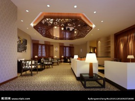 茶会所文化效果图