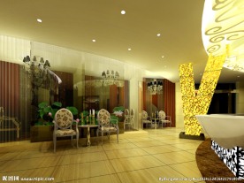 KTV夜总会前台效果图