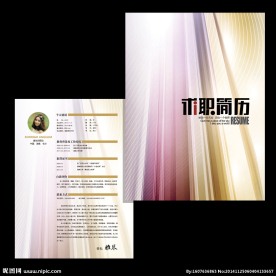 个性简约时尚求职简历
