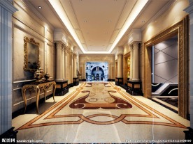 酒店入口效果图