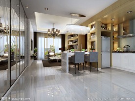 简欧客厅效果图