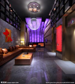 KTV电梯间效果图