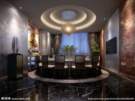 酒店包间效果图