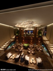 酒店大厅效果图