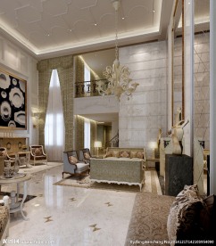 别墅客厅效果图