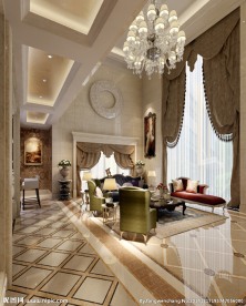 别墅客厅效果图