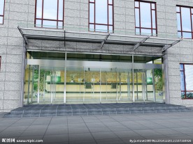 旋转门 不锈钢平移门