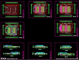 体育馆游泳中心方案设计图纸
