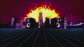 音乐晚会演出舞台音箱LED背景