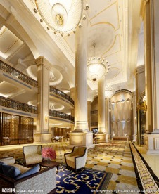 酒店大堂效果图