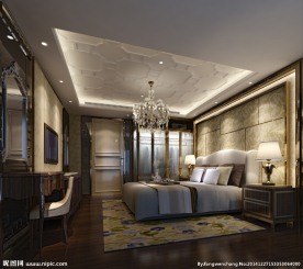 欧式卧室效果图