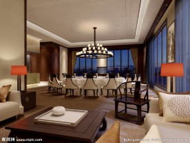 中式餐厅效果图