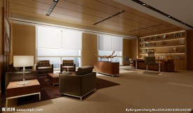 董事长办公室效果图