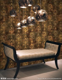 欧式家居 室内墙纸效果图