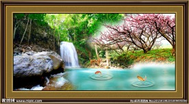 风景如画流水