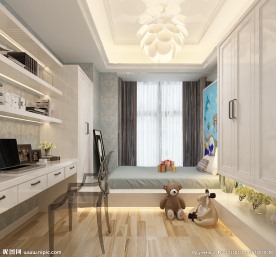 儿童房卧室模型