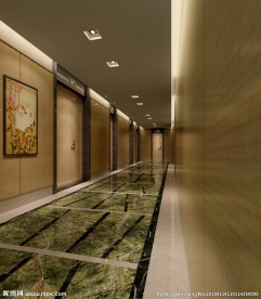 酒店走廊效果图