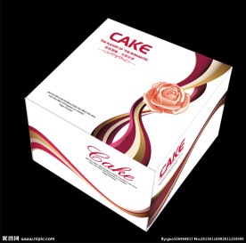 蛋糕盒（展开图）