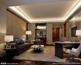 董事长办公室效果图