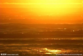 实拍日落影视素材1