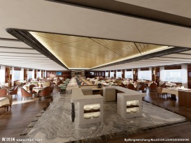 酒店餐厅效果图