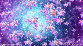 唯美莲花婚庆led视频素材