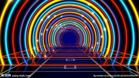 绚丽霓虹灯led素材