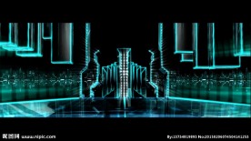 唯美荧光3D动感视频