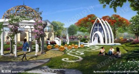 教堂景观设计