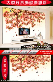 大型电视沙发背景墙
