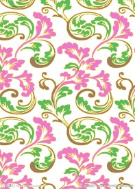 窗帘面料花型设计