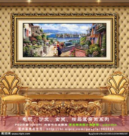 横式-田园地中海风景