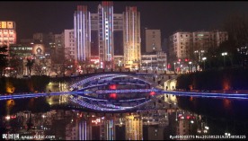 桥夜景 高清